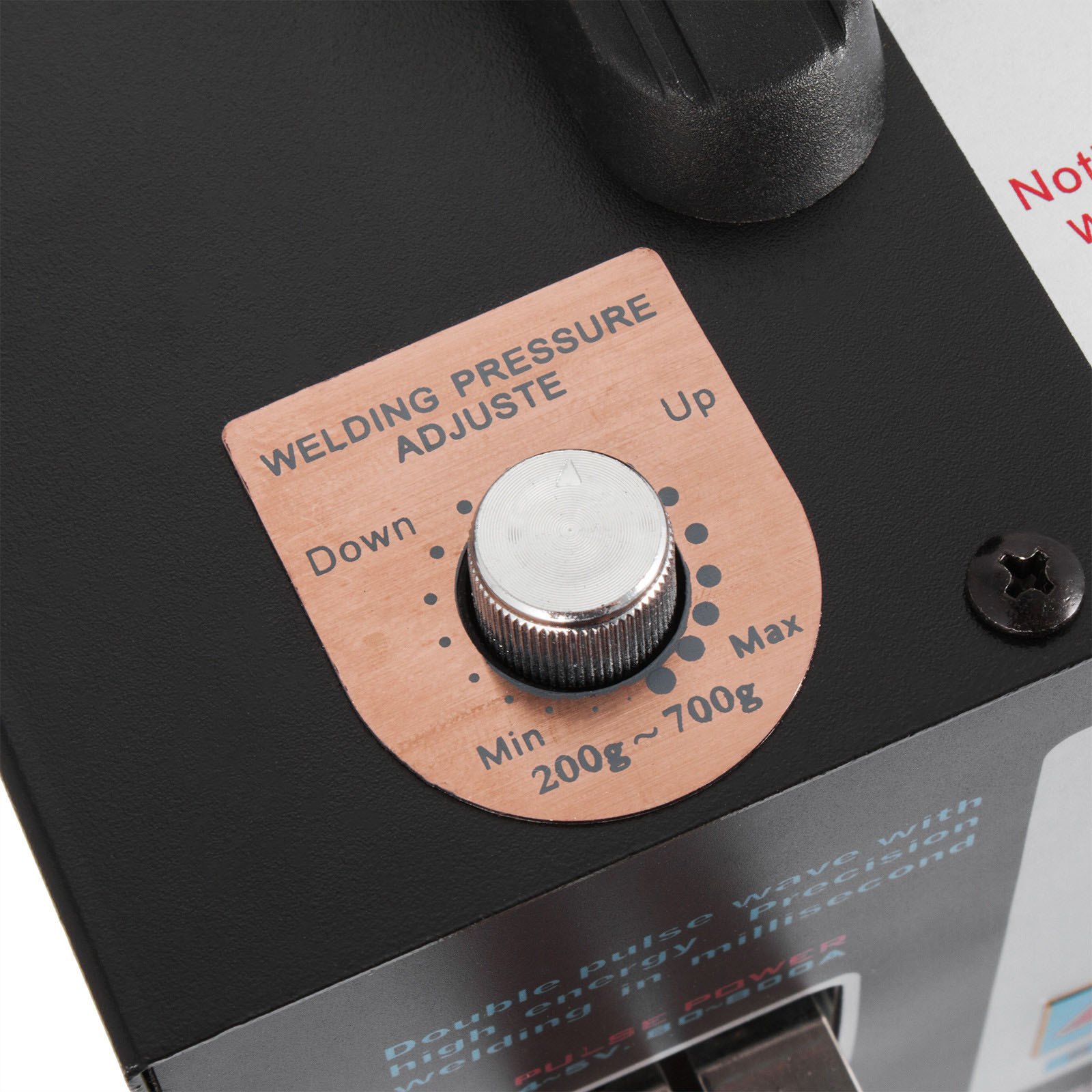 VEVOR Soldador de Pulsos Portátil, 737G 220 V / 50 Hz Soldadora por Puntos de Pulso de Batería, 50 - 800 A Espesor 0,05 - 0,2 mm Máquina de Soldadura por Puntos con Presión de Soldadura 200 - 700 g