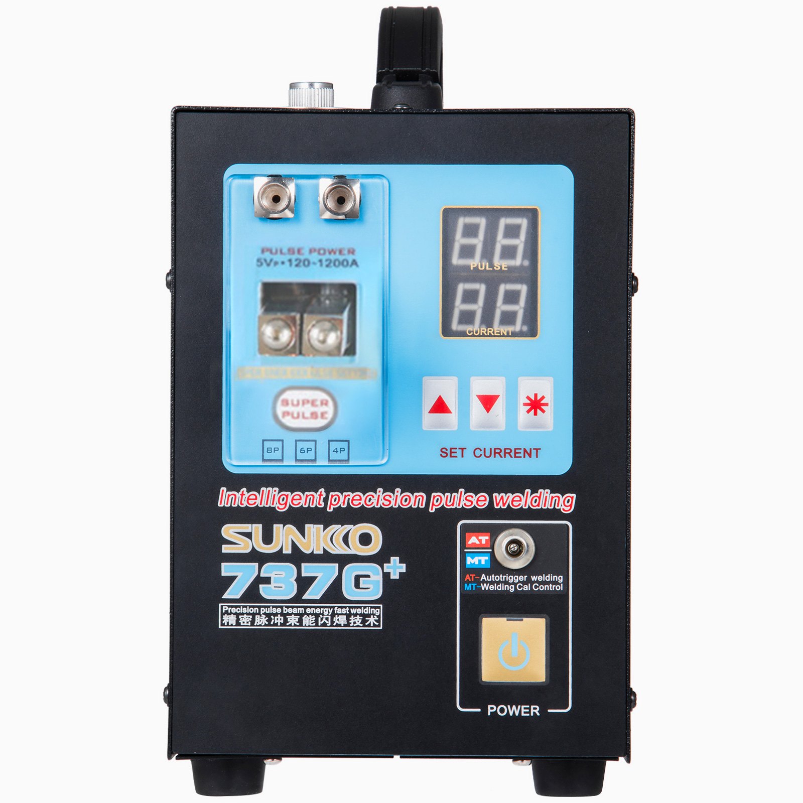 Sunkko 737g+ Maquina De Soldadura De Puntos Por Pulsos Baterias 18650 4300w