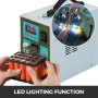 VEVOR Soldador Puntos Batería 50-800A, Soldadura por Puntos 788H, Soldador por Puntos, Máquinas de Soldar, con Función de Iluminación LED, para Varios Tamaños de Batería, Spot Welder 0,05~0,2 mm,