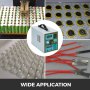 VEVOR Soldador Puntos Batería 50-800A, Soldadura por Puntos 788H, Soldador por Puntos, Máquinas de Soldar, con Función de Iluminación LED, para Varios Tamaños de Batería, Spot Welder 0,05~0,2 mm,