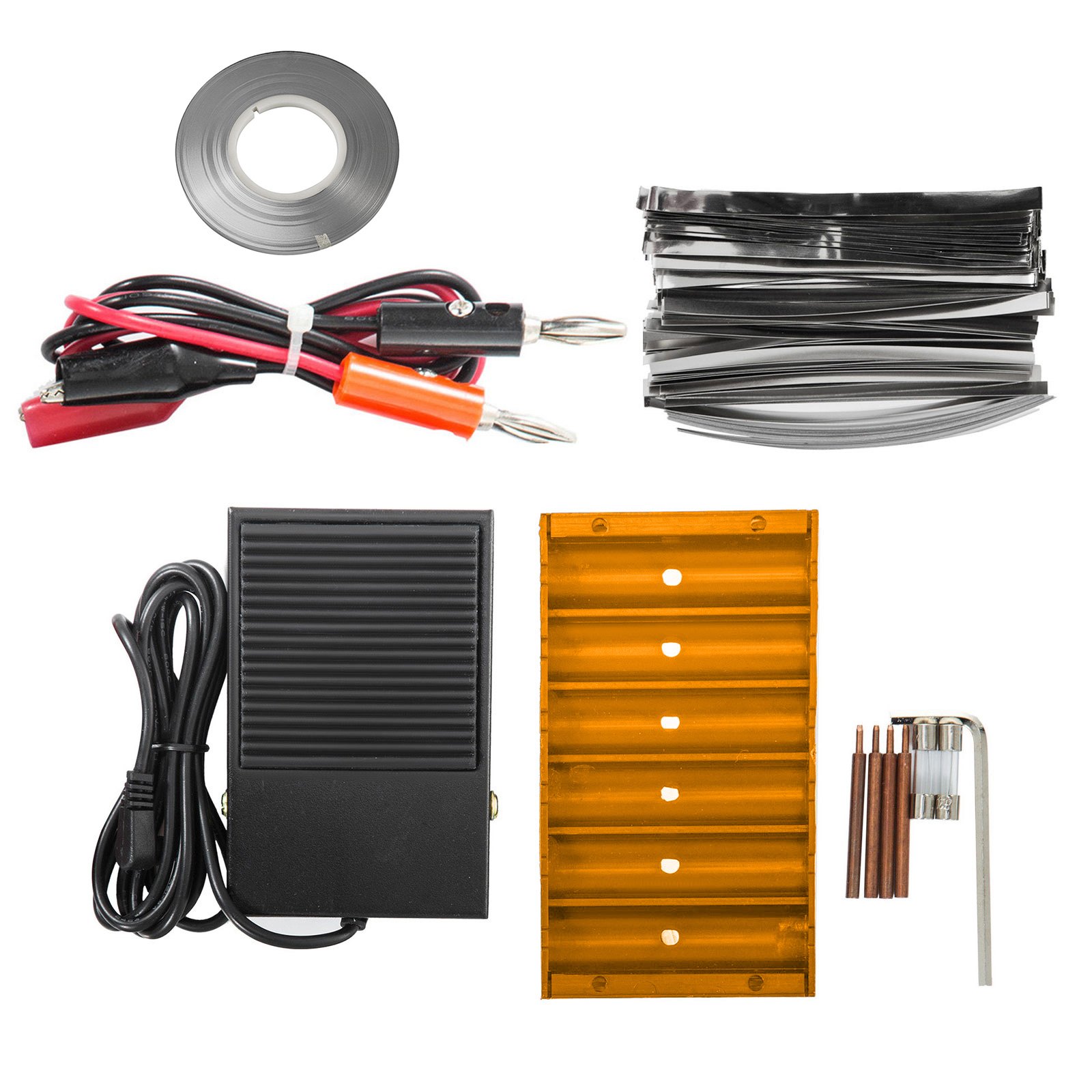 VEVOR Soldador Puntos Batería 50-800A, Soldadura por Puntos 788H, Soldador por Puntos, Máquinas de Soldar, con Función de Iluminación LED, para Varios Tamaños de Batería, Spot Welder 0,05~0,2 mm,