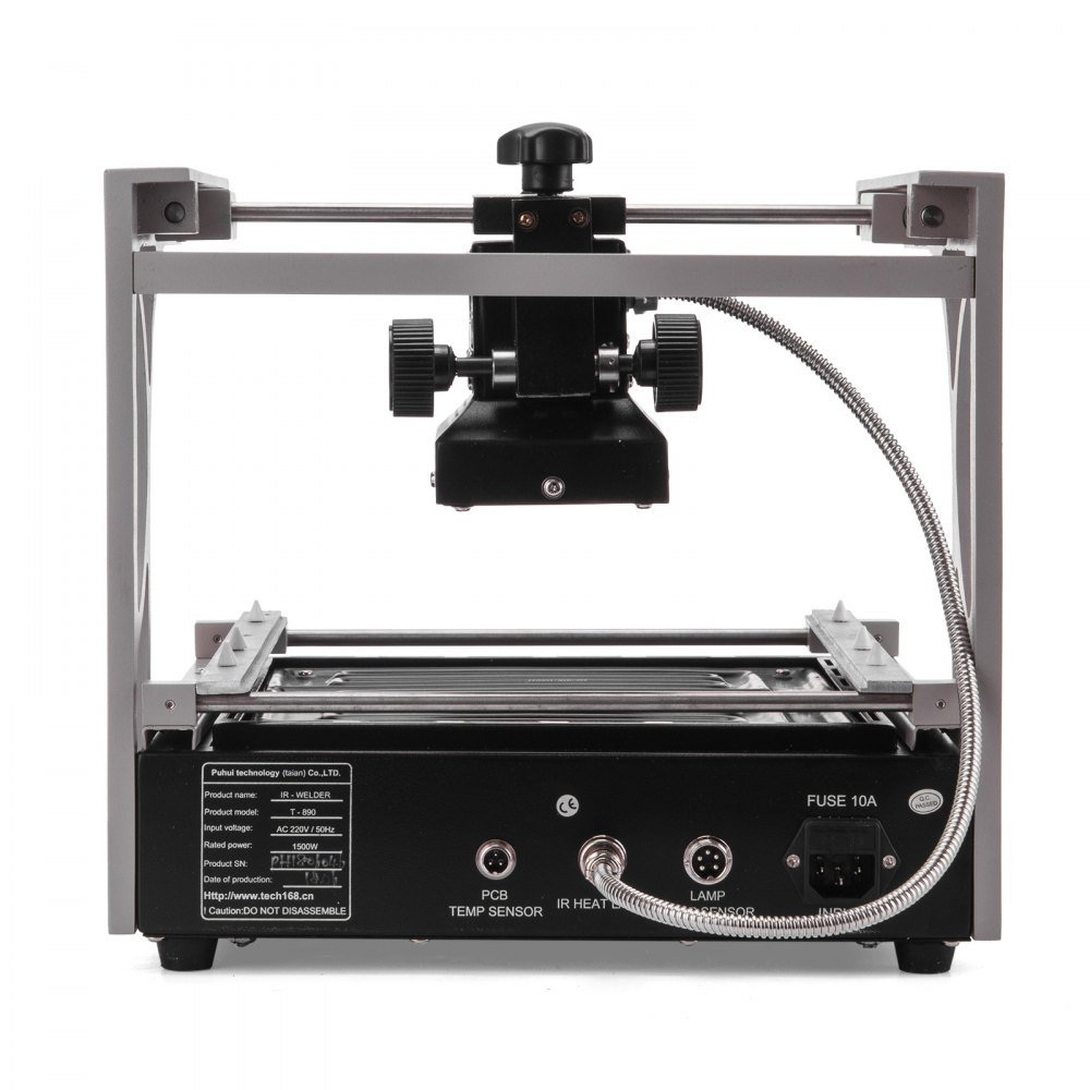 T-890 Estación de Soldadura por Reflujo de 1500W 60x60mm Soldadura Infrarroja