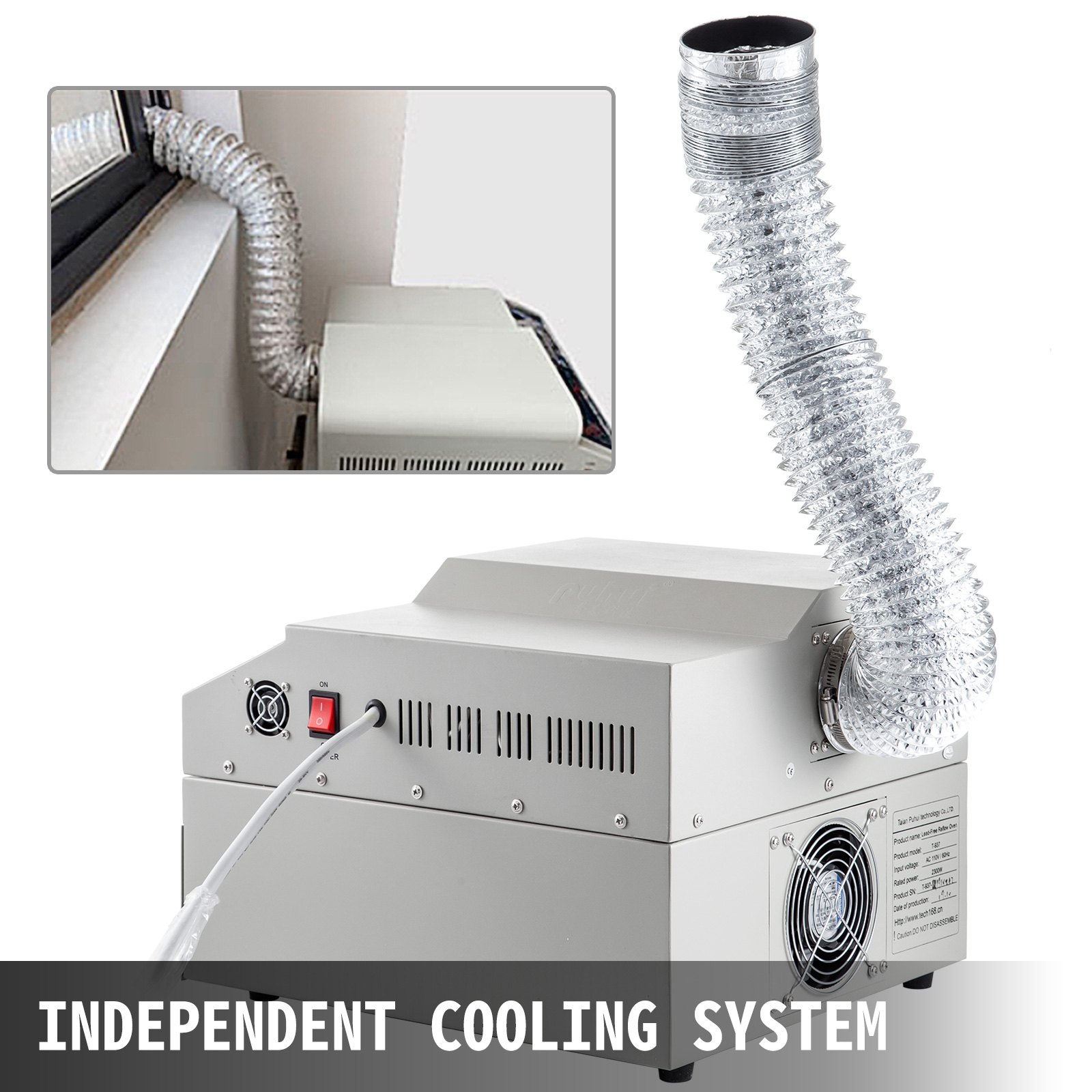 T937 Estación De Soldadura Horno De Reflujo Automático Por Infrarrojos 2300w