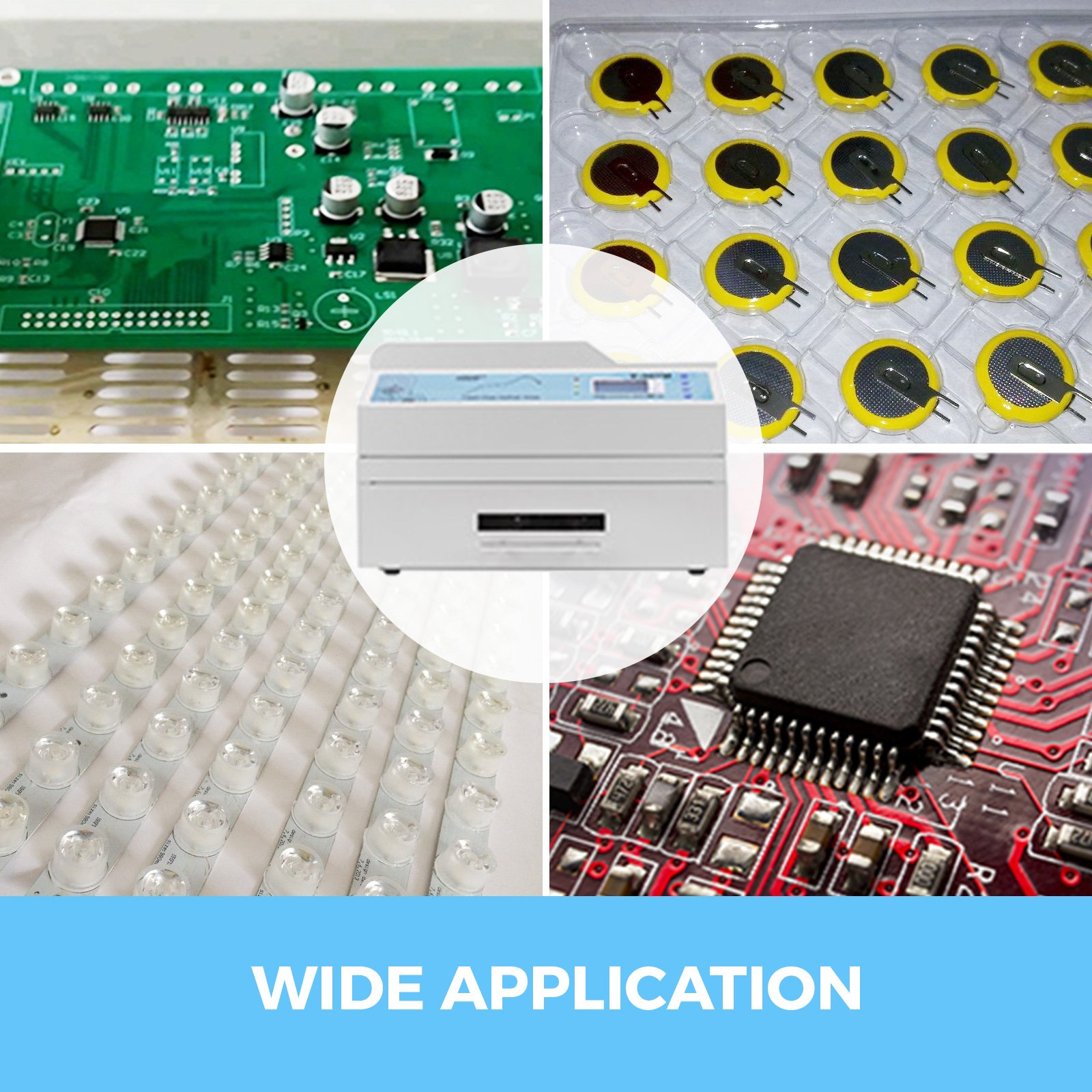 T937m Máquina De Soldadura Por Reflujo Calentador Infrarrojo 3300w Smd Smt Bga