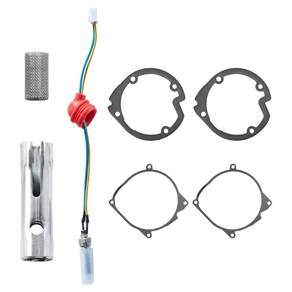 VEVOR Kit de Reparación de Bujías Incandescentes, para Calentador Diésel, con Malla Atomizadora, Compatible con Calentadores de Estacionamiento de 5 kW/8 kW, para Coche, Camión y Barco, 4 Juntas