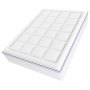 VEVOR mattress topper, queen size, 101.6 mm thick, memory foam, fiber filling, removable & washable, ergonomically designed for pressure relief, pleasantly cooling & breathable, 1524 x 2032 mm