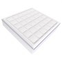 VEVOR Sobrecolchón de Espuma Viscoelástica y Relleno de Fibra 1930x2032x101,6 mm de Grosor