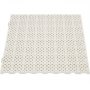 Baldosas de drenaje entrelazadas de color blanco VEVOR con patrón de cuadrícula en forma de diamante.