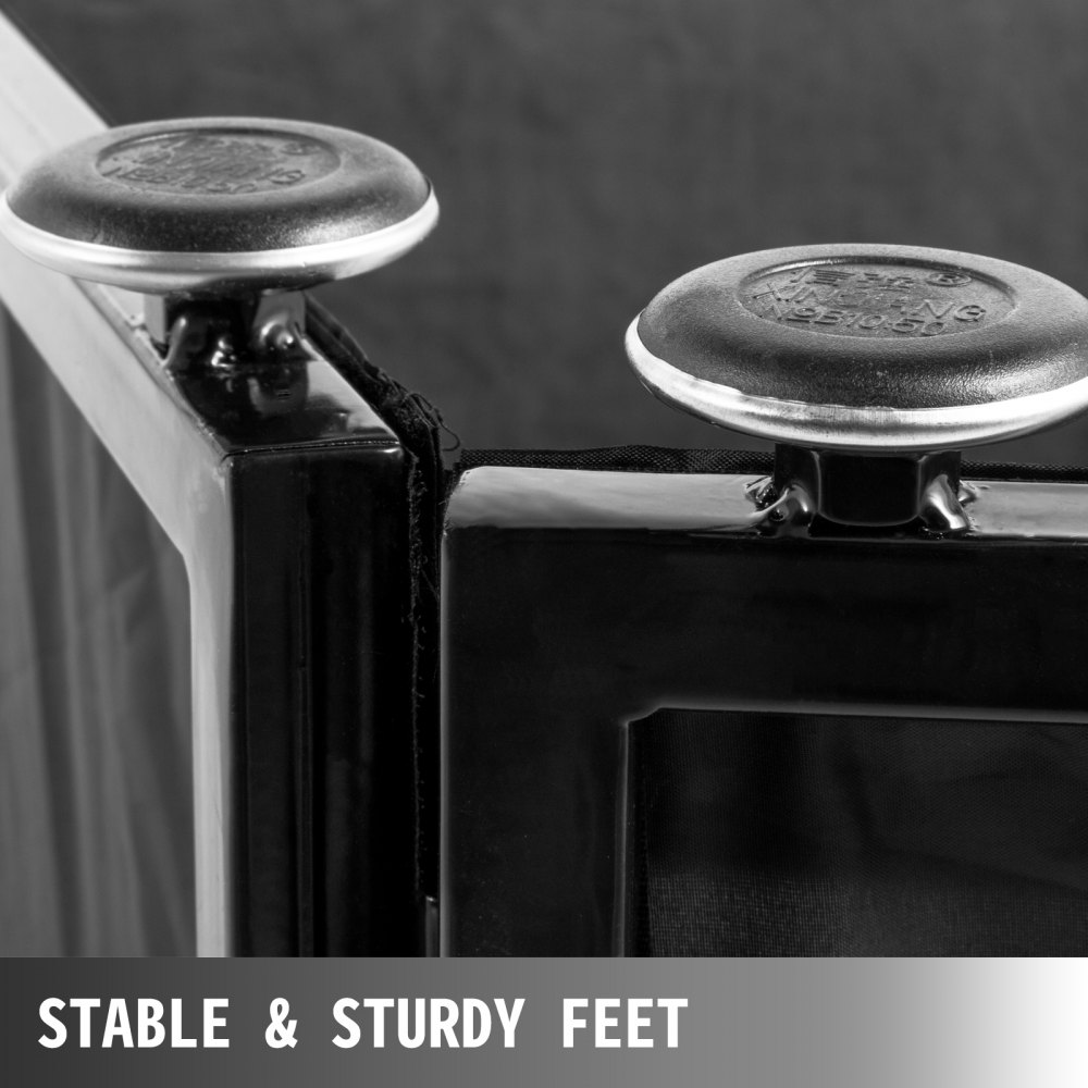 Cabina Dj Portátil De 40 X 270 Cm, Dj Stand Mesa Plegable De Blanco Y Negro