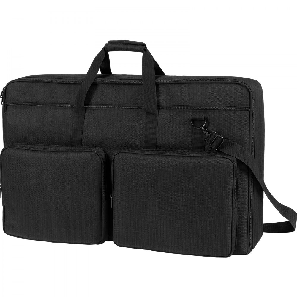 VEVOR Bolsa Acolchada para Mezclador de DJ, Tela Oxford 1200D, Bolsa de Transporte para Equipo de DJ con Bolsillo de Almacenamiento, Correa de Hombro Extraíble, 830 x 220 x 520 mm de Dimensiones