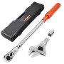 VEVOR Llave Dinamométrica de Clic Ajustable Accionamiento de 1/2" 27,1-216,8 Nm