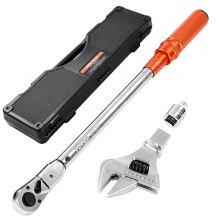 VEVOR Llave Dinamométrica de Clic Ajustable Accionamiento de 1/2" 27,1-216,8 Nm