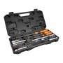 VEVOR Torque Wrench Set 1/4" 3/8" 1/2" Drive Click Torque Wrench 47-Piece, Dual Scale Readings, ±3% High Precision, with Spark Plug Sockets, Bits, Extension Bars, Storage Case, for Automotive Repair
