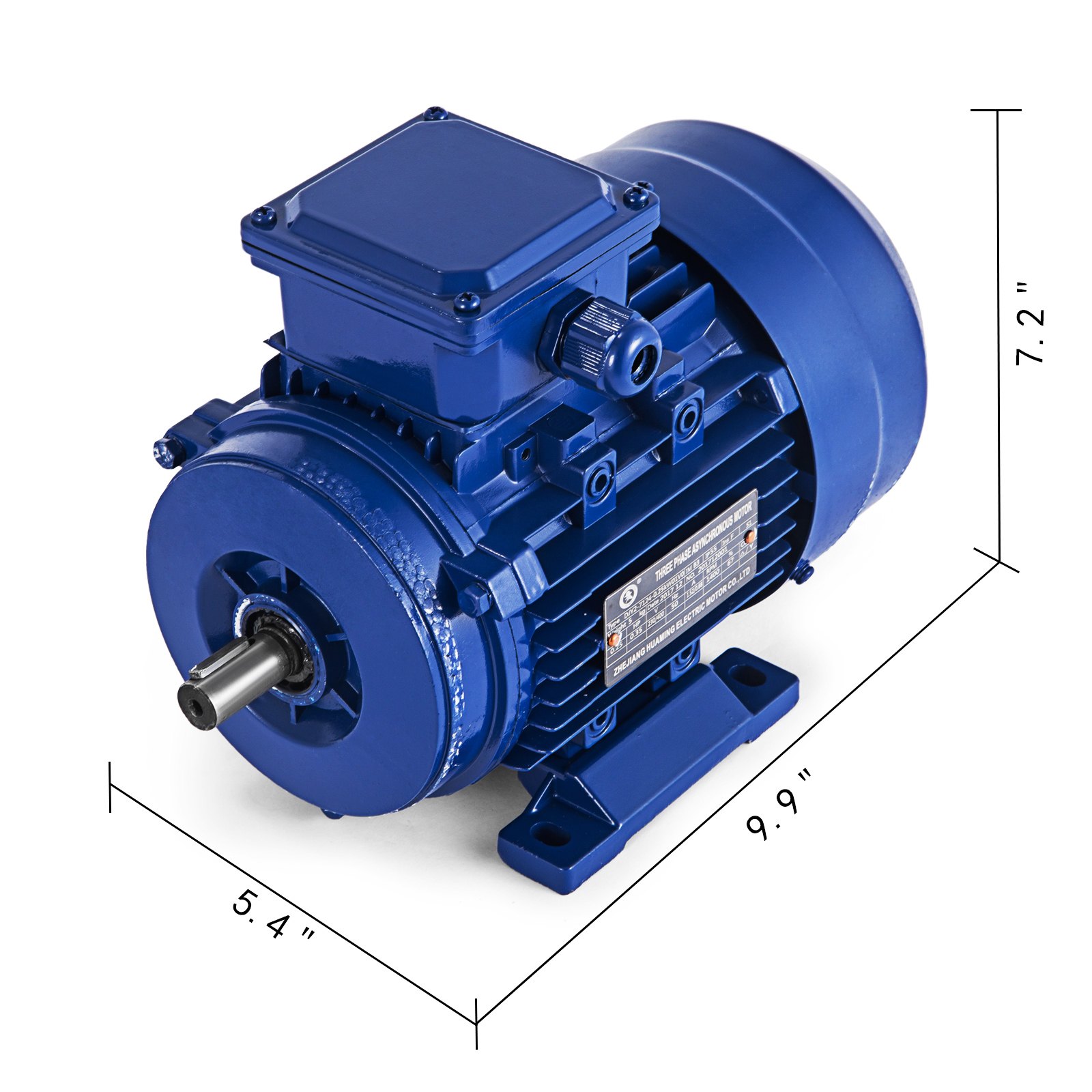 Motor Eléctrico Trifásico 250 W 1500 Rpm Motor Estándar B3 Montado En Pie 50hz