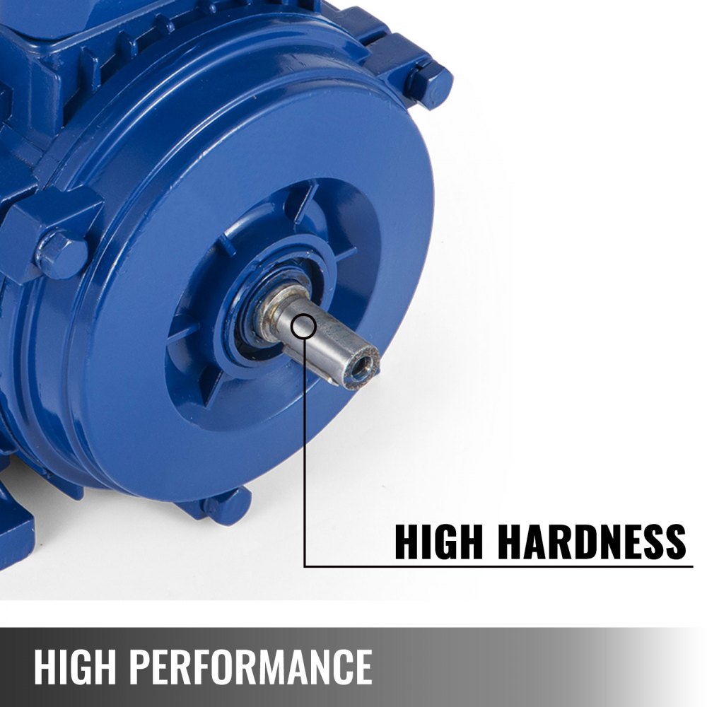 Motor Eléctrico Trifásico 0.12 Kw 1/6 Hp 3000 Rpm B3 Blue Fans 230/400 V