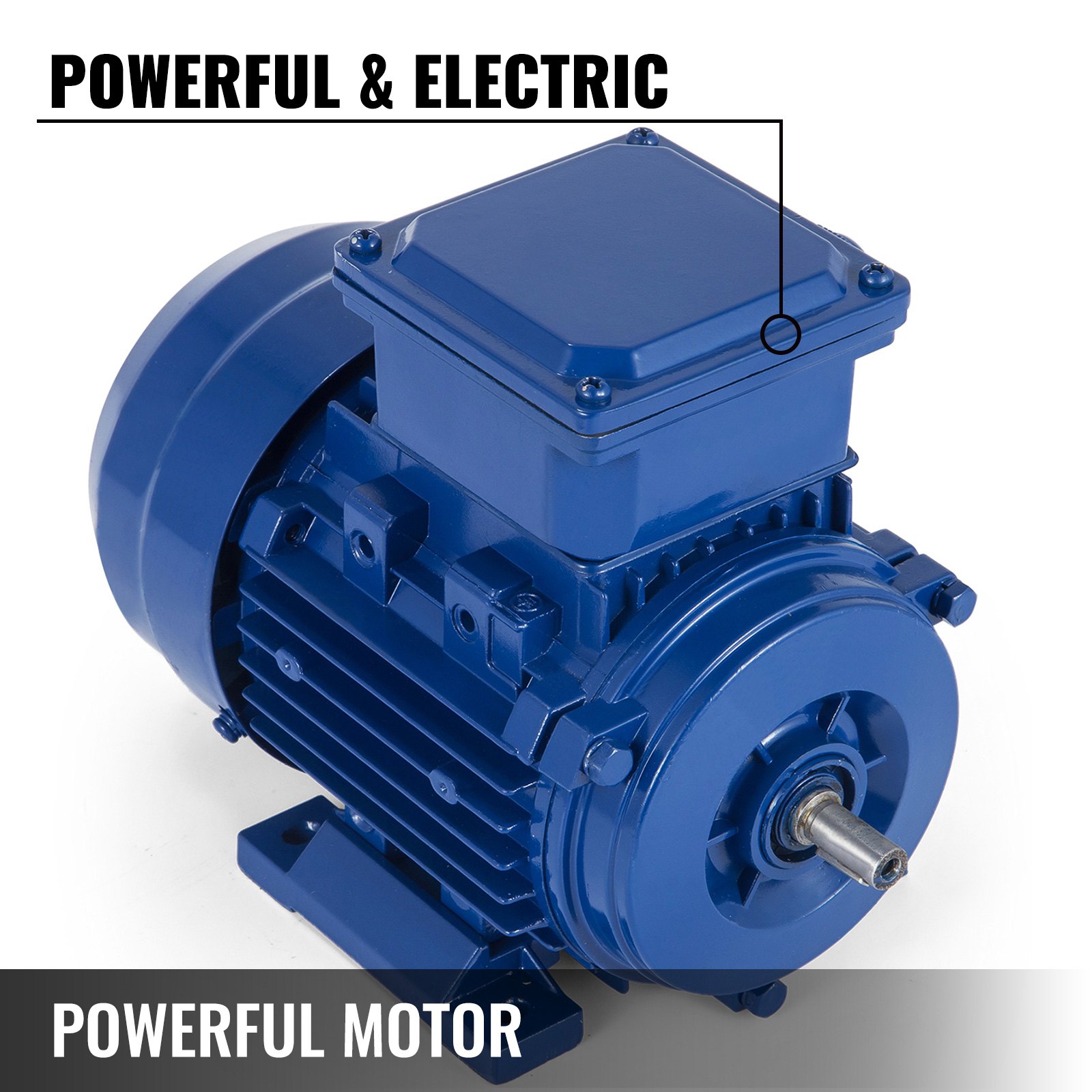 Motor Eléctrico Trifásico 0.12 Kw 1/6 Hp 3000 Rpm B3 Blue Fans 230/400 V