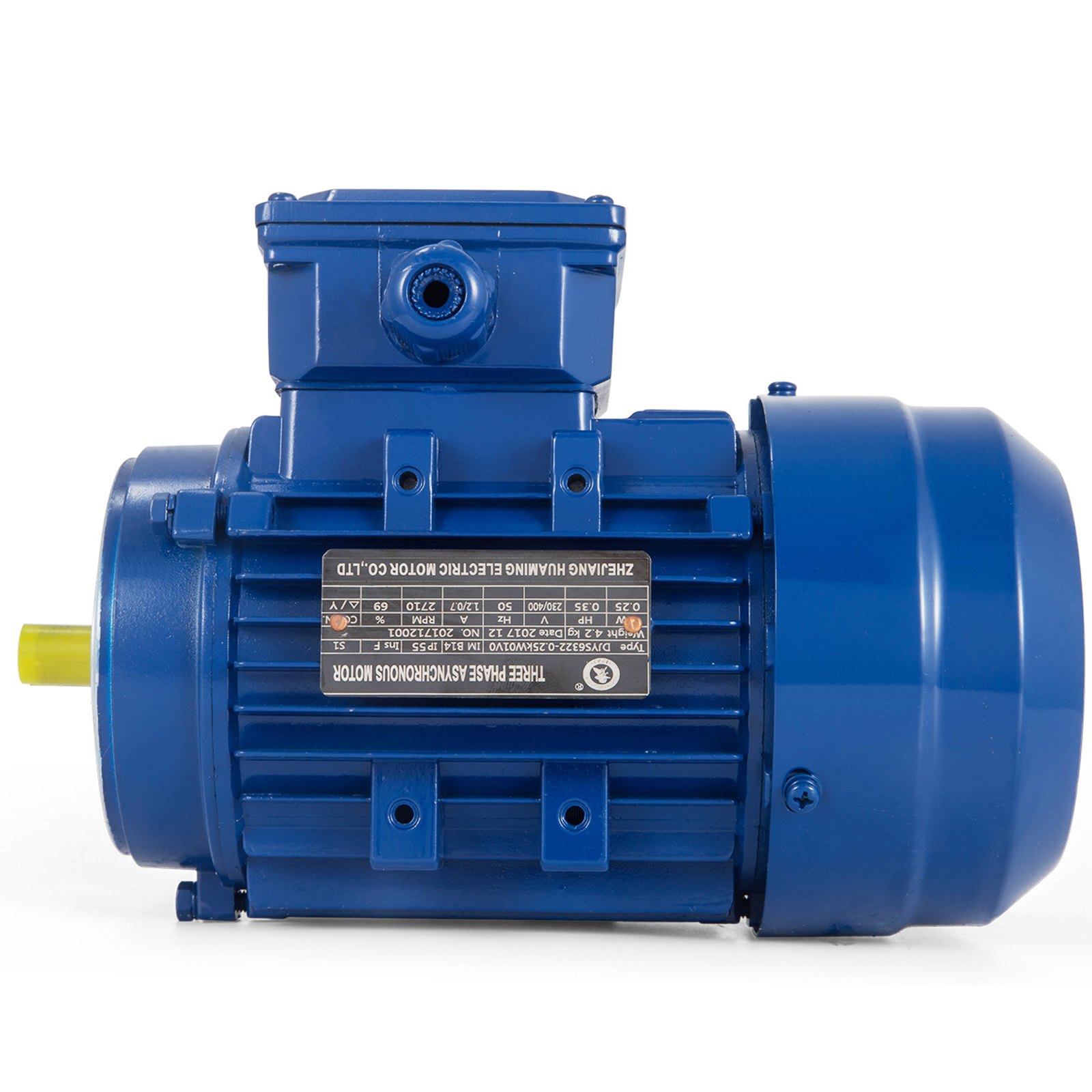 Motor Eléctrico Trifásico 0.25kw 1/3hp 3000 Rpm B14 B14 Mount 50hz F Insulation