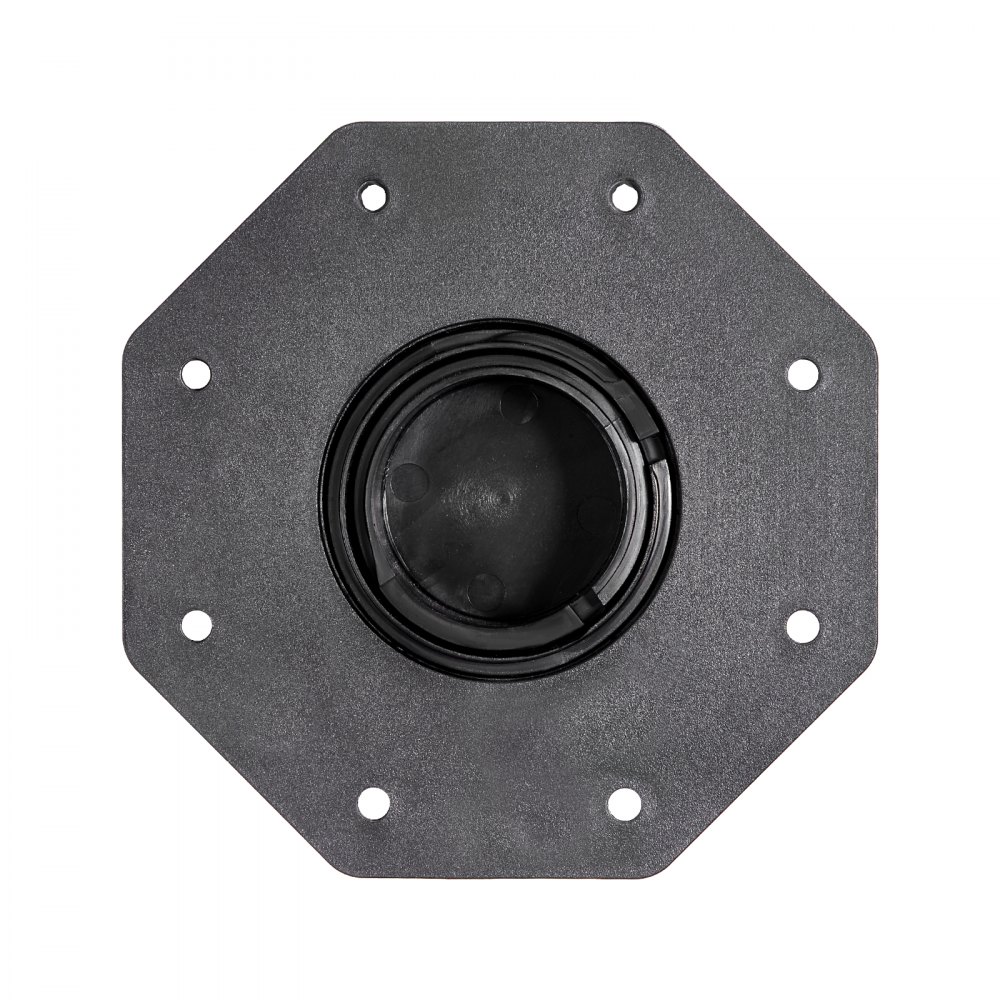 VEVOR Bloques de Terraza 24 Unidades, Carga de 907,18 kg, Pedestal de Plástico, Elevación de 30 a 60 mm, Altura Ajustable para Base de Cobertizo, para Madera, Hormigón y Metal, 164 x 164 x 58 mm