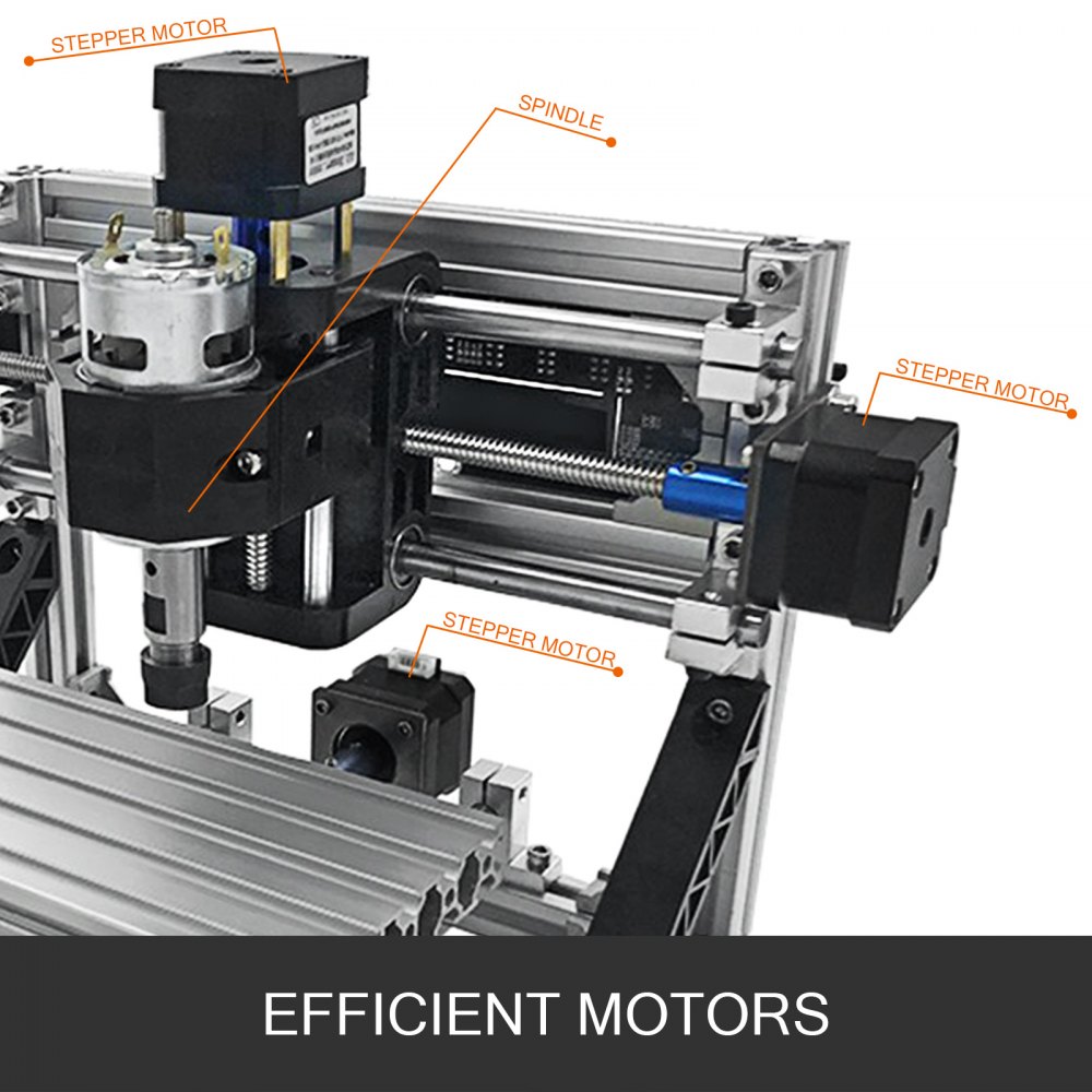 Cnc 1610 Router Kit With Laser Engraver 2020 Aluminium Profiles Diy Pwm On