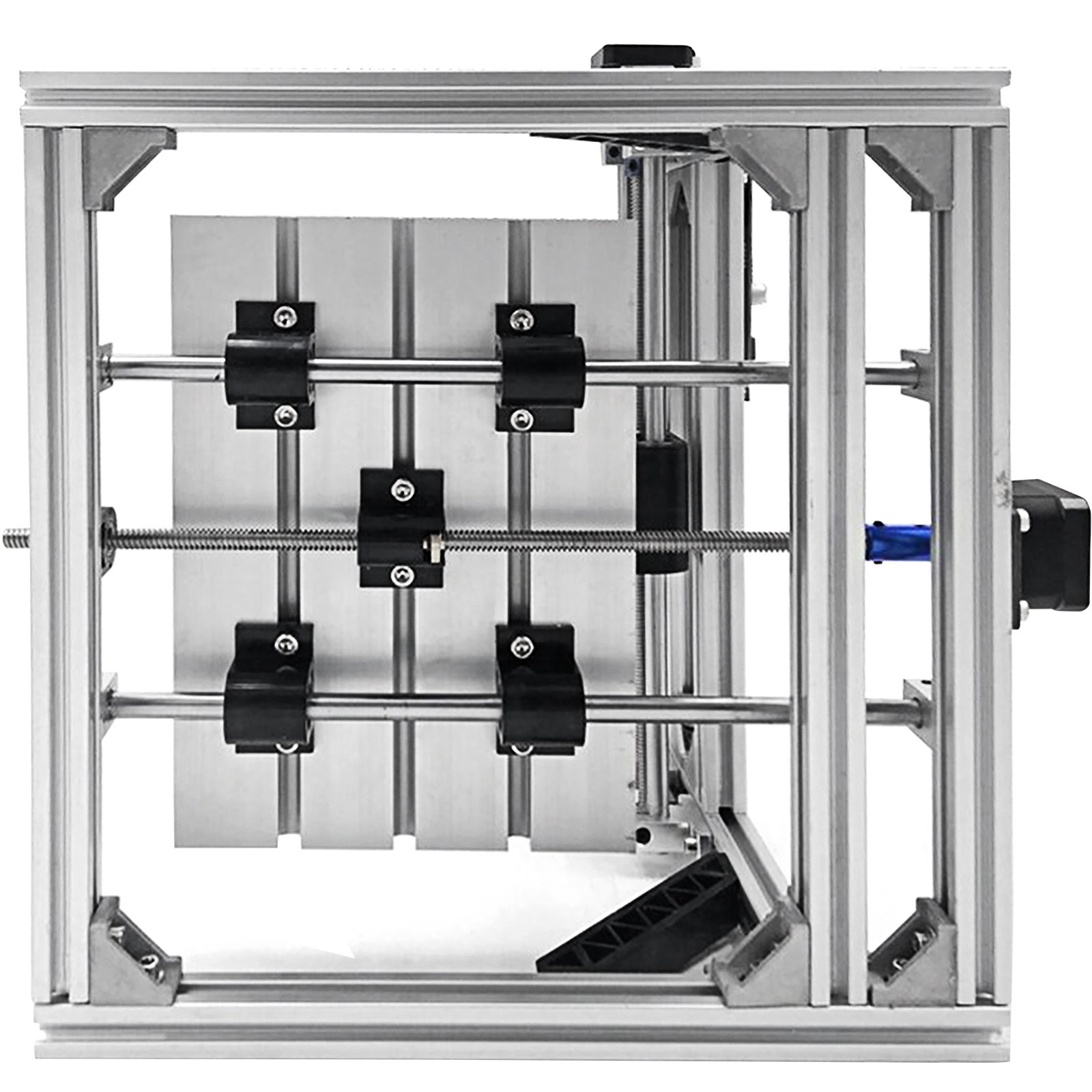 VEVOR Máquina Láser de Grabado, Recorrido de Trabajo 9,4"x7,1"x1,6", GRBL Control CNC Máquina de 3 Ejes, con Varillas de Extensión de 5mm, Máquina de Grabado CNC 2418 DIY, de Perfiles de Aluminio 2020