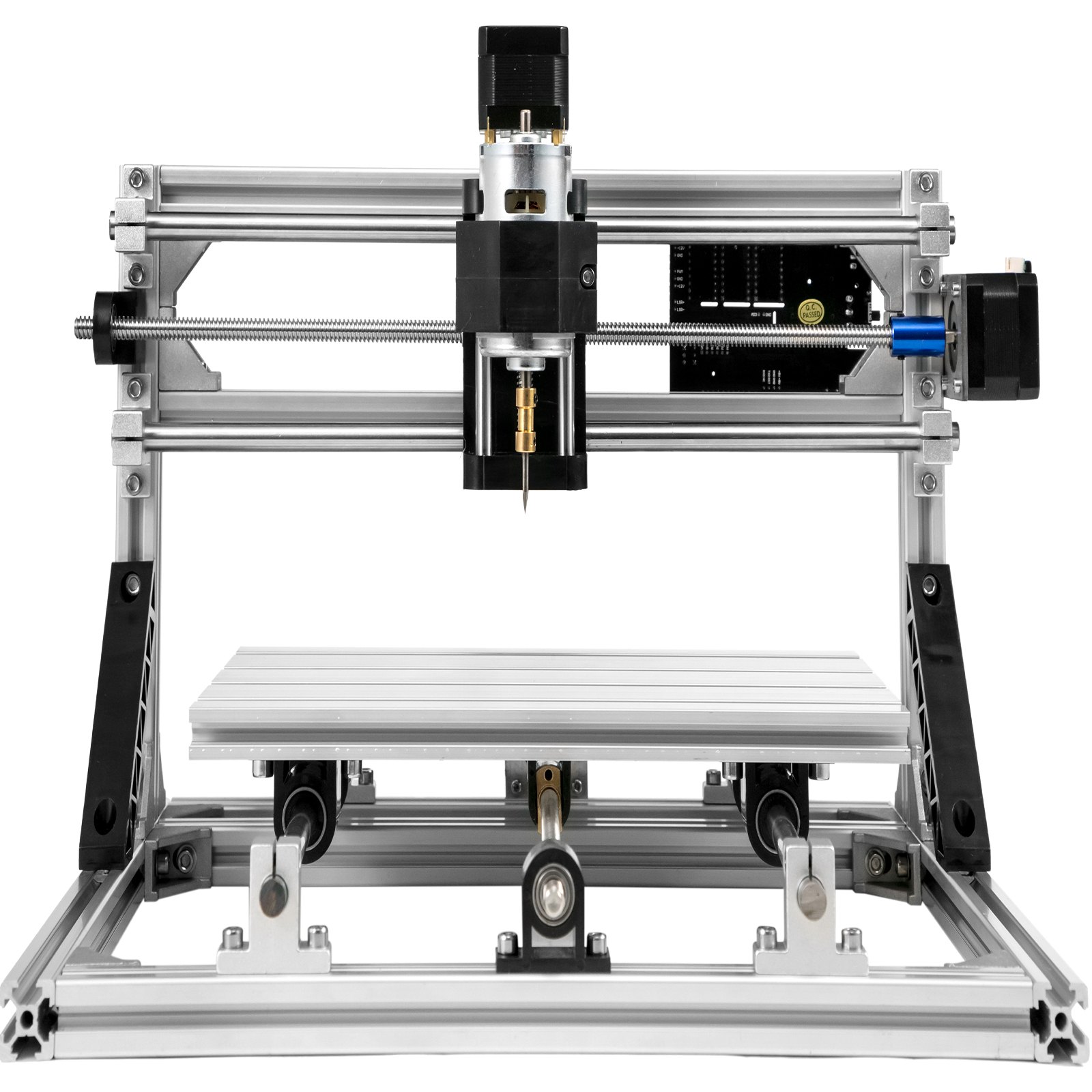 VEVOR Fresadora CNC 3018 Máquina de Grabado de 3 Ejes Fresadora Kit de Enrutador CNC 500mw Láser USB y Control Sin Conexión
