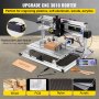 VEVOR Fresadora Cnc Máquina de Grabado Laser de 3 Ejes Fresadora Kit de Enrutador Cnc Herramienta de Grabado de Bricolaje con Control
