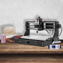 VEVOR Grabador Láser CNC 3018 Pro CNC 3018 10000U 15 W 3 Ejes Control GRBL CNC Máquina de Grabado Láser Grabador Láser Máquina CNC 3018 Grabado Láser para Grabar Todo Tipo de Plásticos Aluminio