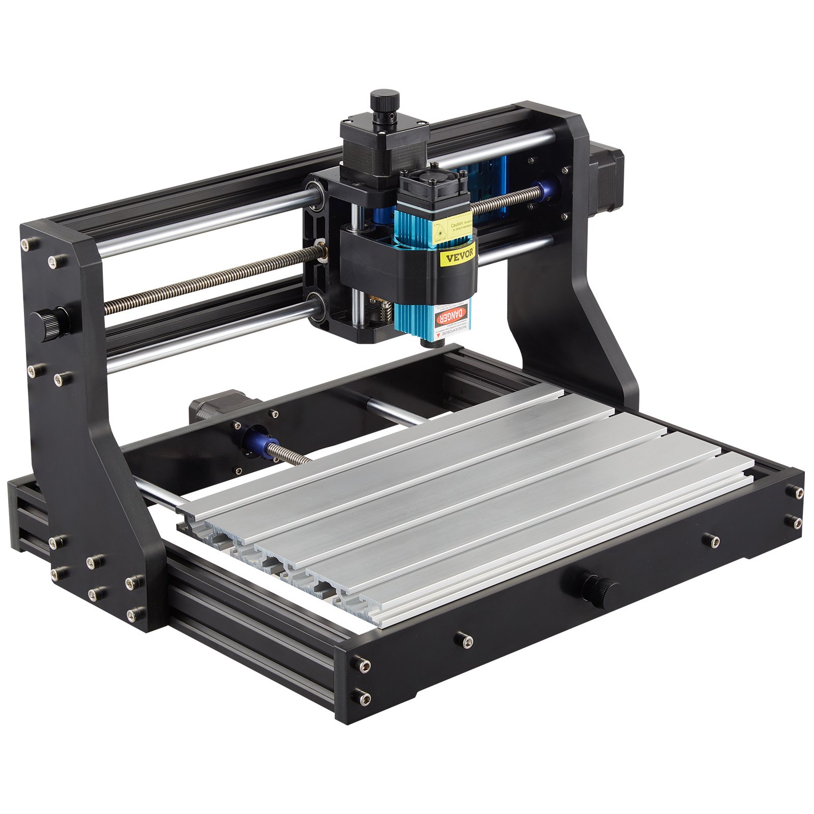 VEVOR Grabador Láser CNC 3018 Pro CNC 3018 10000U 15 W 3 Ejes Máquina de Grabado Control GRBL CNC Láser Grabador Láser Máquina CNC 3018 para Grabar Todo Tipo de Plásticos Aluminio