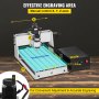 VEVOR Grabado Laser Fresadora de grabado de 3 ejes Cnc 3040 Máquina de tallado Kit de enrutador Usb