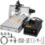 VEVOR Grabado Laser Fresadora de grabado de 3 ejes Cnc 3040 Máquina de tallado Kit de enrutador Usb