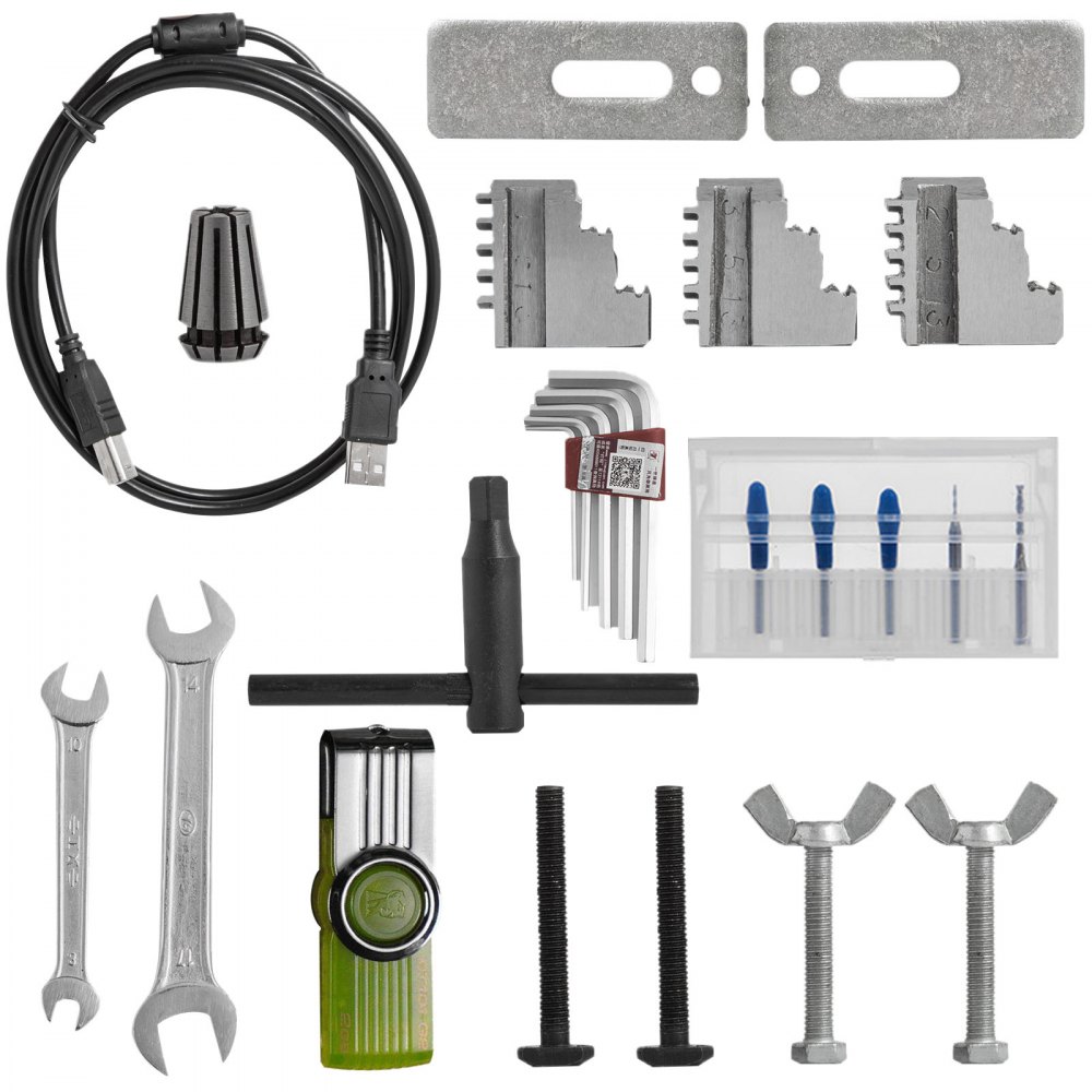 Fresadora De Grabado Cnc 6040 De 3 Ejes Aleación De Aluminio 6061 Carpintería