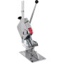 Máquina cortadora de embutidos VEVOR en acero inoxidable con mango ergonómico.