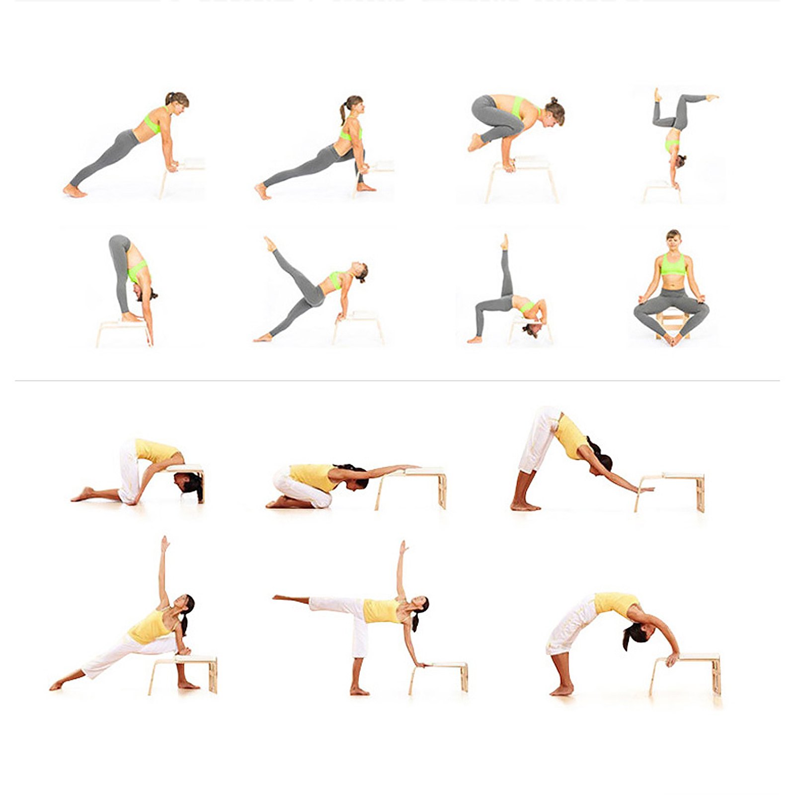 Silla Invertida para Entrenamiento de Yoga Fitness Soporte para El Hombro