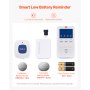 VEVOR Sistema de Alarma de Cama Alerta Temprana Sensor Inalámbrico Cama y Silla