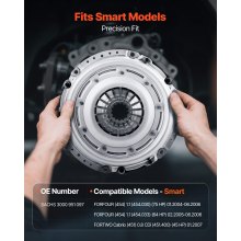 VEVOR Kit de Embrague y Placa de Presión OEM Premium para Smart FORFOUR/FORTWO