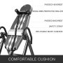 VEVOR Tabla de Inversión por Gravedad Plegable Inflable Ajustable con Cinturón Protector Rojo Tabla de Gravedad Invertida para Espalda Ejercicio Banco de Inversión Gravitacional Gris