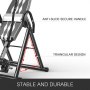 VEVOR Tabla de Inversión por Gravedad Plegable Inflable Ajustable con Cinturón Protector Rojo Tabla de Gravedad Invertida para Espalda Ejercicio Banco de Inversión Gravitacional Gris