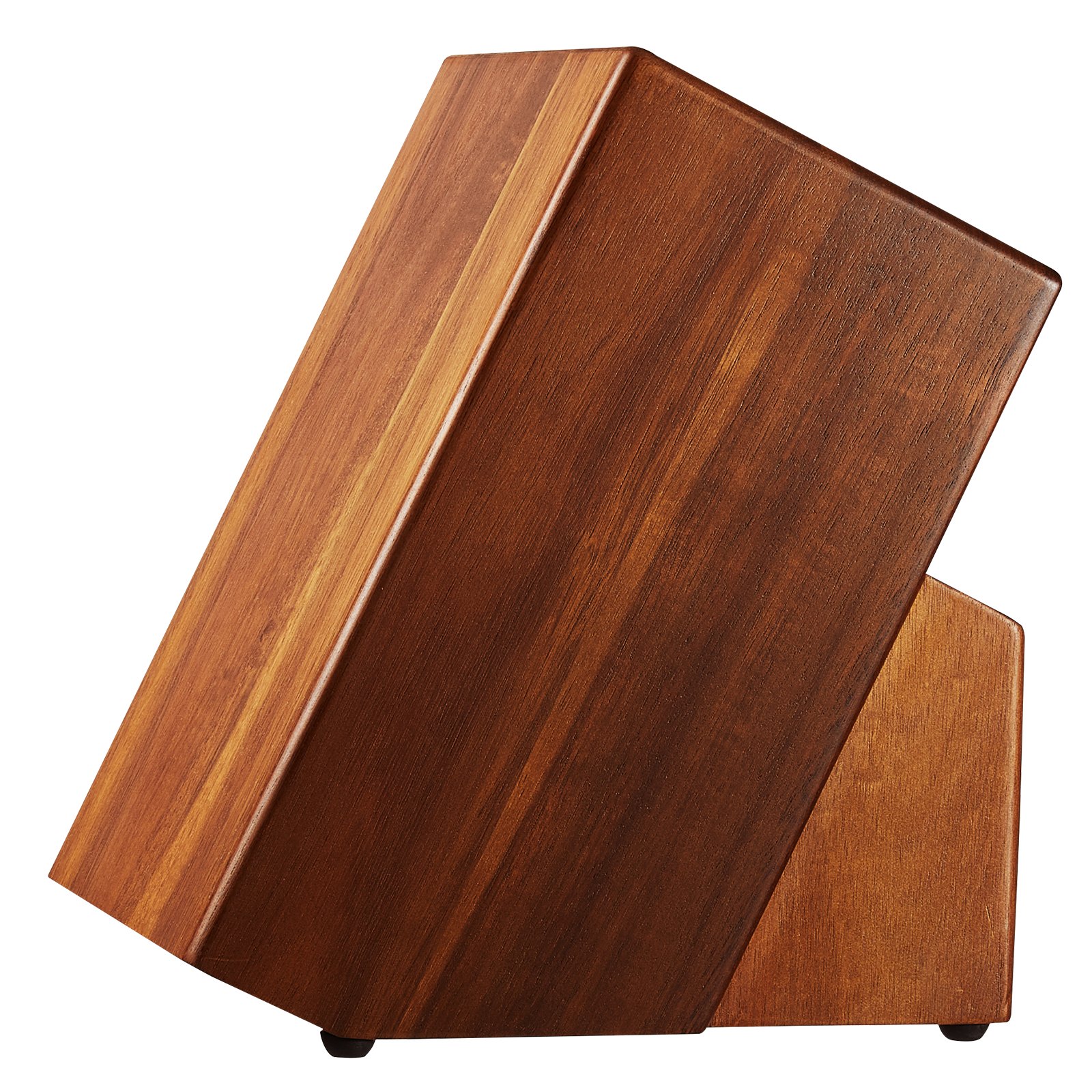 VEVOR-bloque para almacenamiento de cuchillos, 25 ranuras, madera de Acacia, portacuchillas sin cuchillos