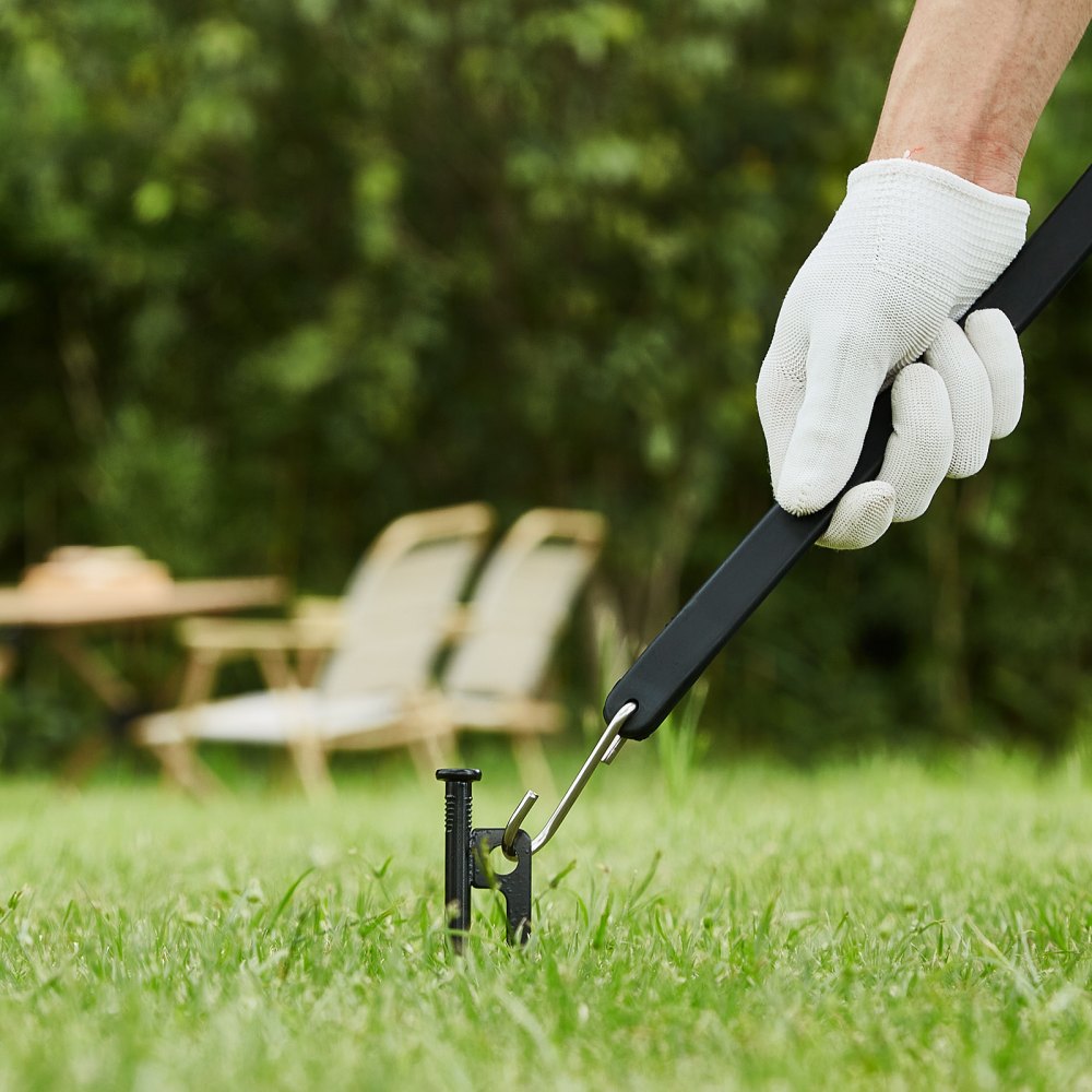 VEVOR 50 PCS Cuerda Elástica Plana de 19,8 mm Correas Elásticas Resistentes con Ganchos en Forma de S de Acero Cuerda Elástica de 53 cm de Largo para Carga, Camiones y Tiendas de Campaña, Negro