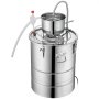 VEVOR Destilador de Alcohol de Agua 30 L Alambique de alcohol 1800 W Destilador de Acero Inoxidable con Bomba de Agua 6,8-8 W Juego Completo para Vinos de Frutas, Whisky, Brandy, Champán, Vodka