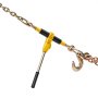 VEVOR Tensor de Trinquete con Cadenas G80 de 10 mm x 62 cm,  2 Piezas Tensores de Trinquete Compatible con Cadenas de 10-12,7 mm Carga de 4173 kg para Asegurar cargas, Remolques y Plataformas