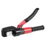 VEVOR Alicates de Corte 4-70 mm² Herramienta de Corte Hidráulico Aluminio y Cobre Cable de Batería AWG12-2/0 con Cortador de Cable Par de Guantes 50 Conectores Anillo de Cobre para Electricistas
