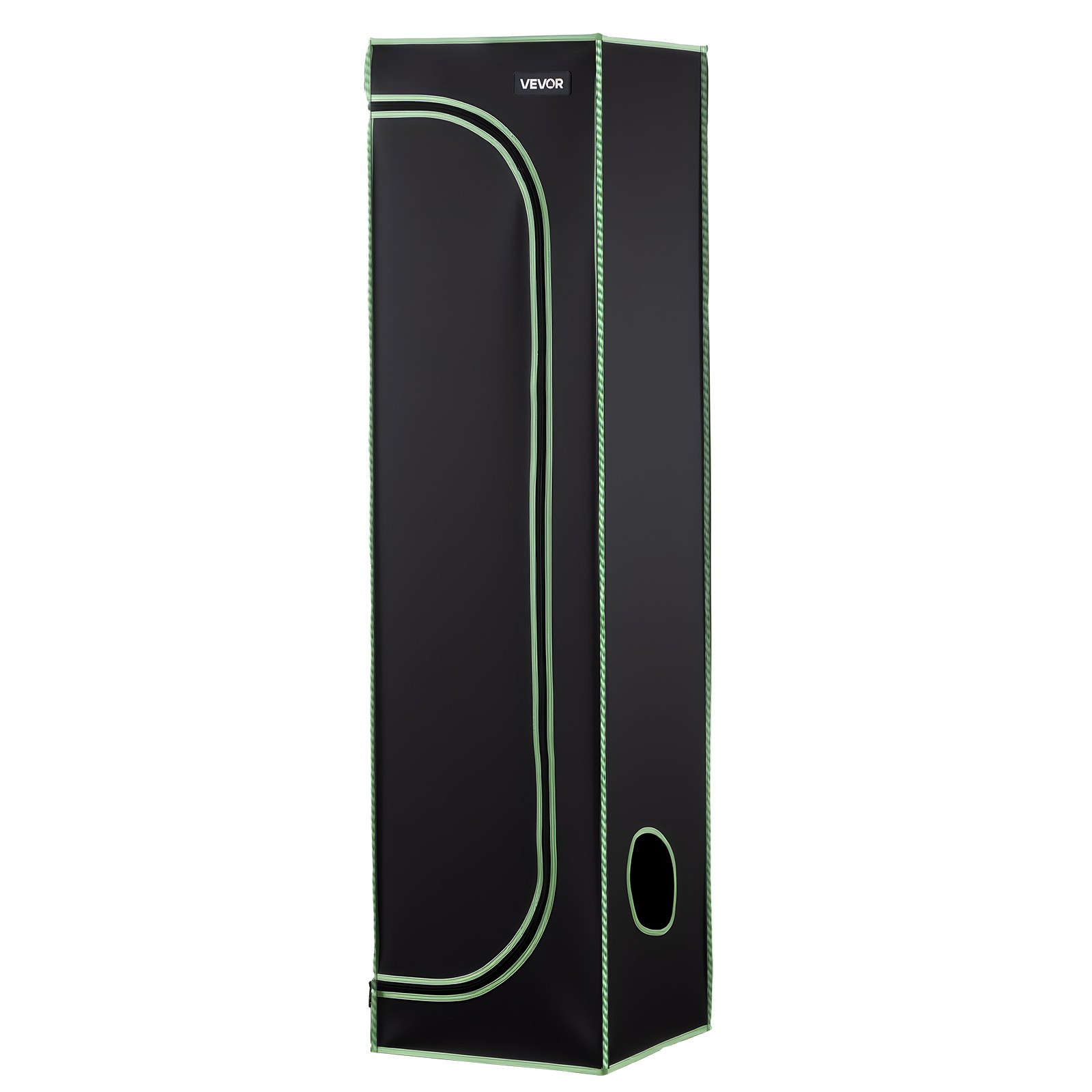 VEVOR Armario de Cultivo Interior 40x40x160 cm, Carpa de Cultivo con Ventana de Observación, Bandeja de Suelo y Cremallera, Mylar 600D de Alta Reflectancia, Tienda para Plantas, Flores, Verduras