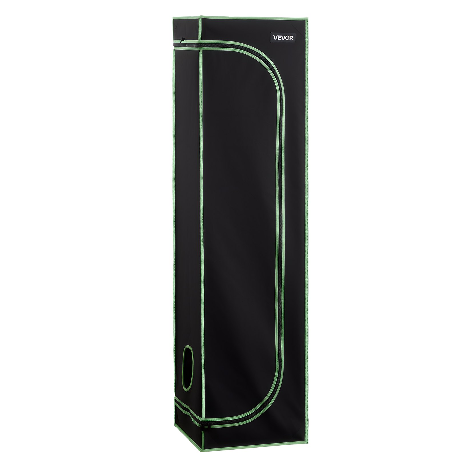 VEVOR Armario de Cultivo Interior 40x40x160 cm, Carpa de Cultivo con Ventana de Observación, Bandeja de Suelo y Cremallera, Mylar 600D de Alta Reflectancia, Tienda para Plantas, Flores, Verduras
