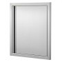 VEVOR Puerta de Acceso a Barbacoa Puerta de Cocina Exterior Simple de 457x533 mm Puerta Empotrada de Acero Inoxidable con Manija Empotrada para Isla de Barbacoa, Estación de Parrilla, Armario Exterior