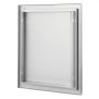 VEVOR Puerta de Acceso a Barbacoa Puerta de Cocina Exterior Simple de 457x533 mm Puerta Empotrada de Acero Inoxidable con Manija Empotrada para Isla de Barbacoa, Estación de Parrilla, Armario Exterior
