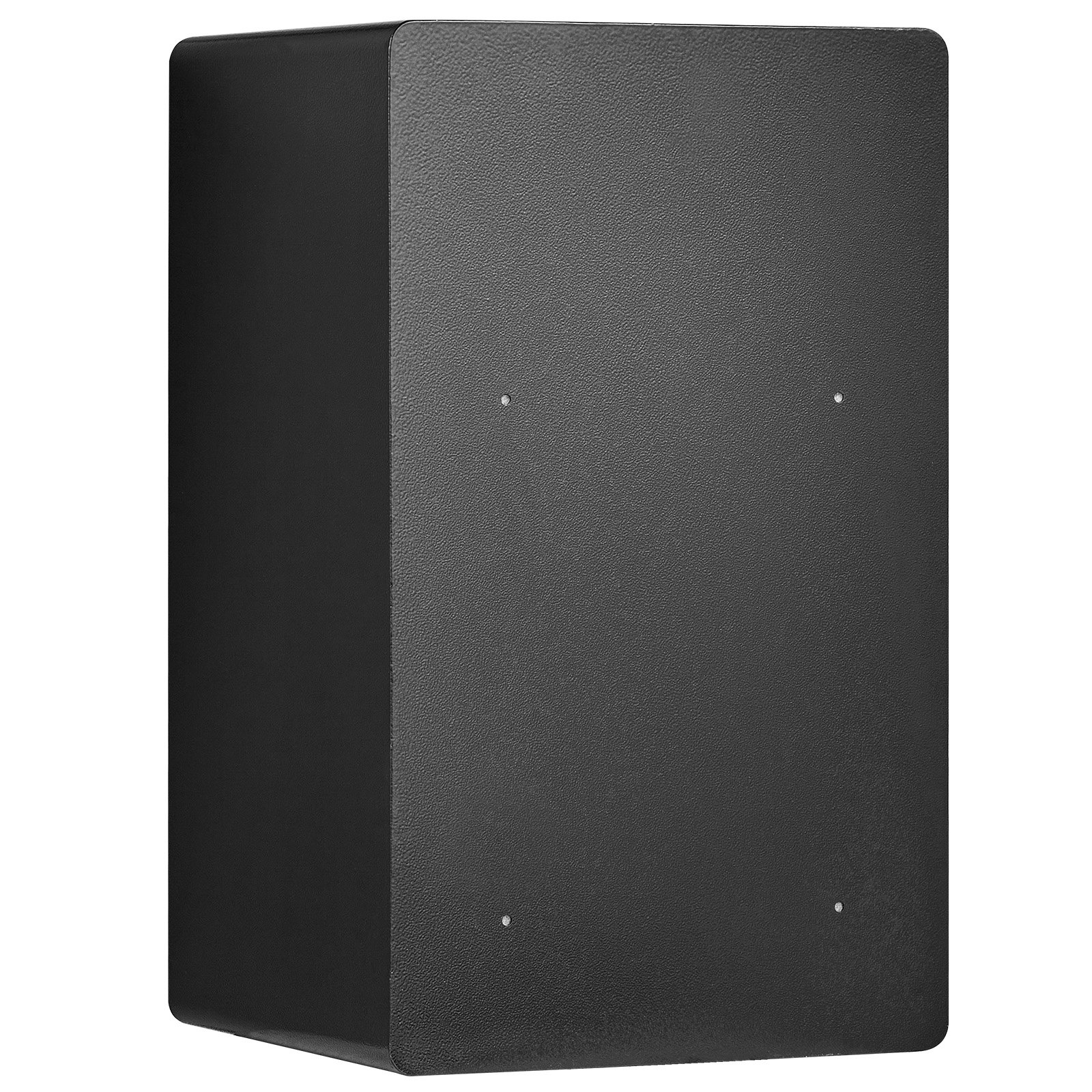 VEVOR Caja de seguridad de una puerta de 113 L con cerradura (llave, contraseña y huella dactilar), con bolsa ignífuga, porta llaves, luz LED y 2 estantes, para dinero, documentos, joyas y objetos de valor, color negro