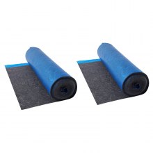 VEVOR Base a Suelo 37,2 m² Fibra Reciclada 3 mm Barrera Acústica/de Vapor Azul