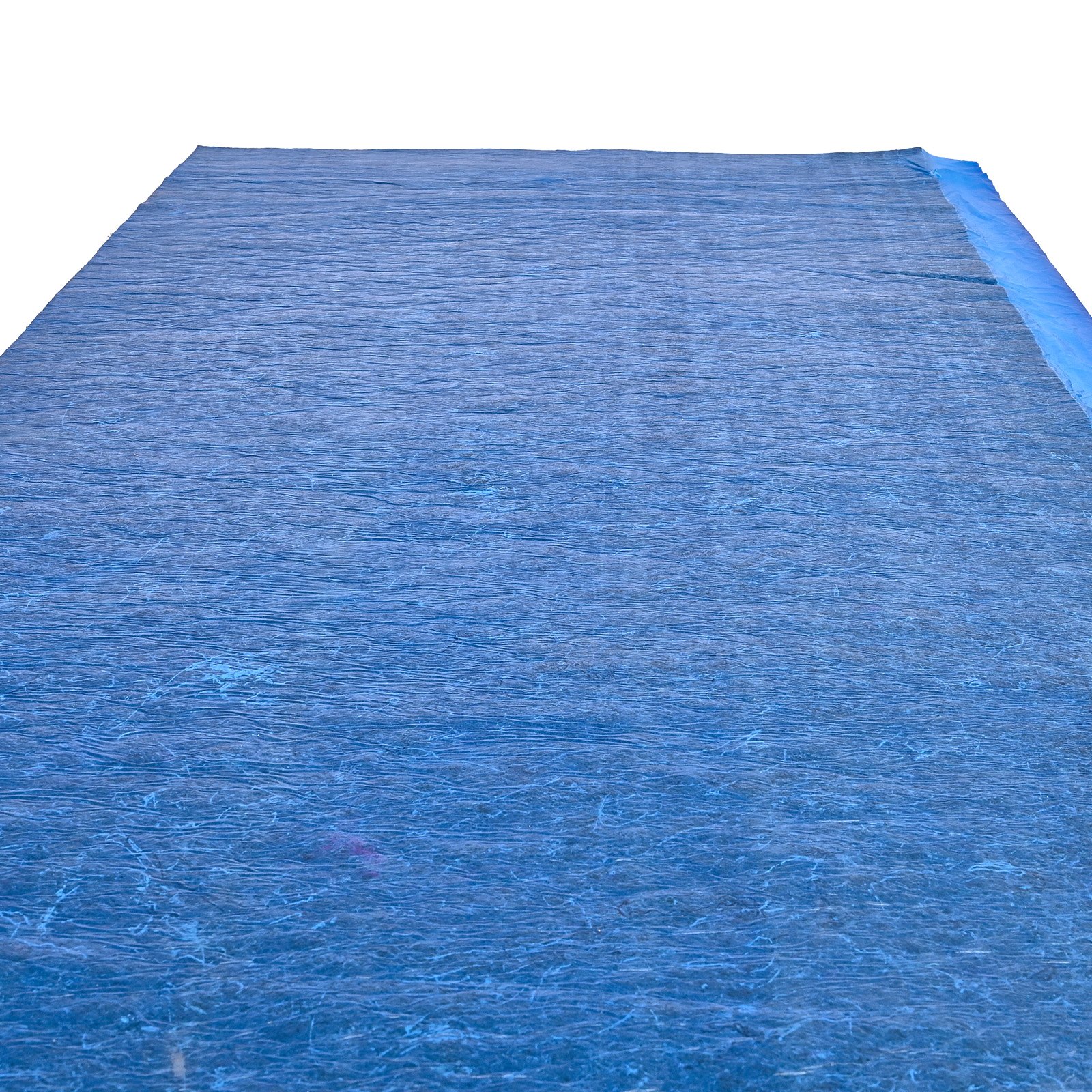 VEVOR Floor Underlayment 9.3 m²/Roll, 3 mm Thick Laminate Flooring Padding with Attached Vapor Barrier, Heavy Duty Fiber + PE Film, Soundproofing & Noise Reduction, Ideal for Vinyl Wood Flooring