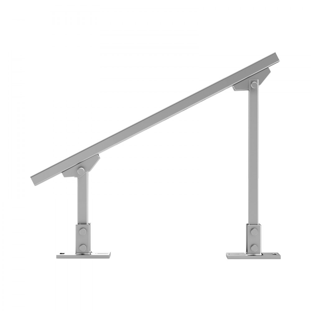 VEVOR Soportes de Montaje en Tierras para Paneles Solares de Varias Piezas Ajustables de 30° a 60°,  1 a 4 Piezas, Acero al Carbono, para Granjas, Vehículos Recreativos, Barcos, 3000 x 1000 x 800 mm